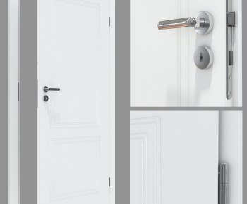 Modern Solid Wood Door-ID:452194199