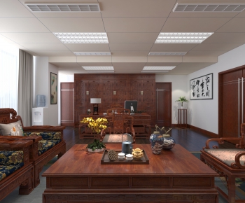 Chinese Style Manager's Office-ID:984798447