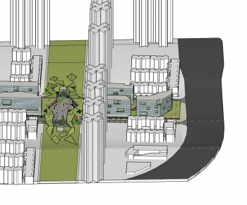 Modern Architectural Bird's-eye View Planning-ID:851700544