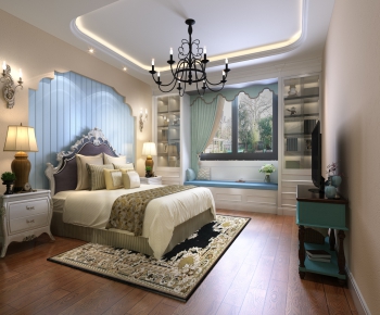 Mediterranean Style Bedroom-ID:330287621