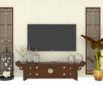 New Chinese Style TV Cabinet-ID:815889693