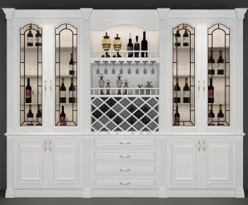 European Style Wine Cabinet-ID:446526938
