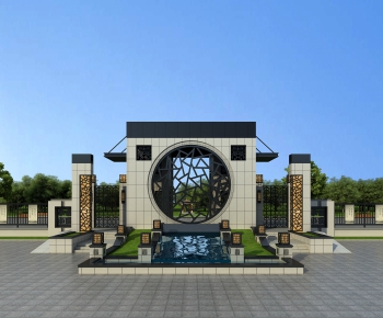 New Chinese Style Building Component-ID:963384859