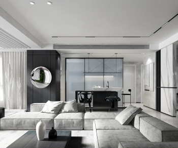 Modern A Living Room-ID:299759557