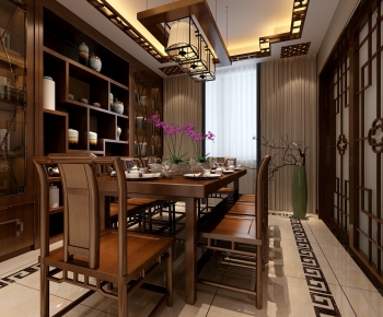 New Chinese Style Dining Room-ID:849599728
