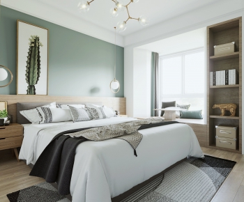 Nordic Style Bedroom-ID:494203593