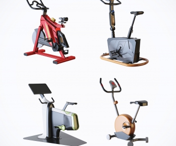 现代健身房动感单车器材组合-ID:524126271