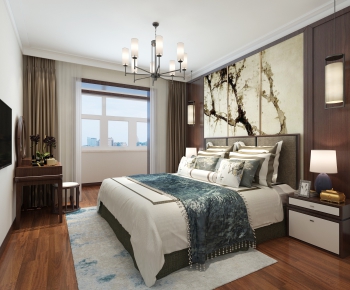 New Chinese Style Bedroom-ID:174146273
