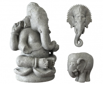 东南亚大象雕塑摆件-ID:681229159