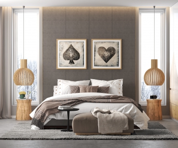 Nordic Style Bedroom-ID:381411145