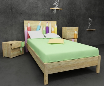 Modern Child's Bed-ID:290939856