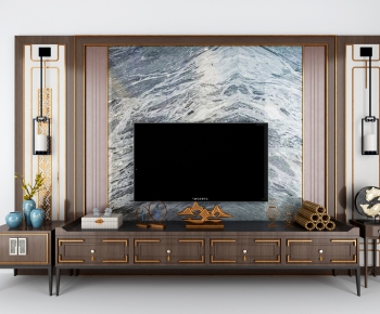 New Chinese Style TV Cabinet-ID:449070384