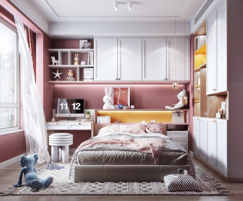 Nordic Style Girl's Room Daughter's Room-ID:340759949