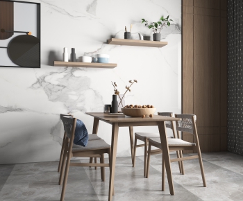 Nordic Style Dining Table And Chairs-ID:814975161