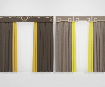 New Chinese Style The Curtain-ID:740575748