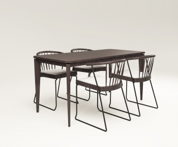 New Chinese Style Dining Table And Chairs-ID:222081811