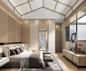 New Chinese Style Bedroom-ID:259326861