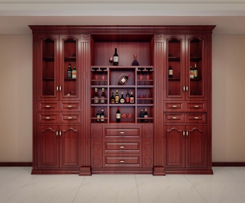 American Style Wine Cabinet-ID:913209821