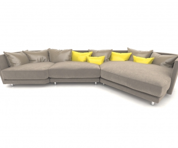 Modern Three-seat Sofa-ID:724641437