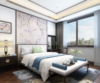 New Chinese Style Bedroom-ID:140301478