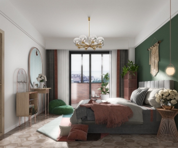 Nordic Style Bedroom-ID:581518859