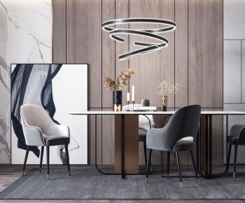 Modern Dining Table And Chairs-ID:404051131