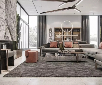 Modern A Living Room-ID:435389143