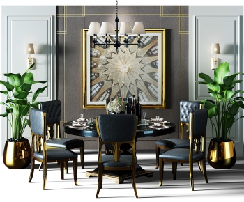 Modern Dining Table And Chairs-ID:582605421