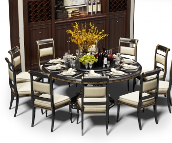 American Style Dining Table And Chairs-ID:631696322