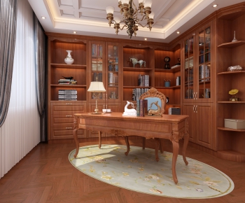 Simple European Style Study Space-ID:918046694