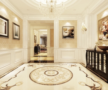 Simple European Style Hallway-ID:882897995