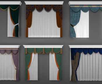 New Chinese Style The Curtain-ID:268569641