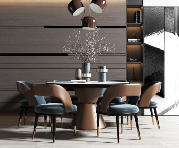 Modern Dining Table And Chairs-ID:103917398