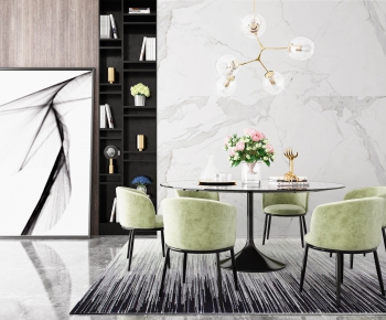 Modern Dining Table And Chairs-ID:388045826