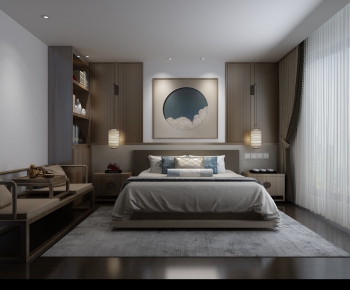 New Chinese Style Bedroom-ID:276498218