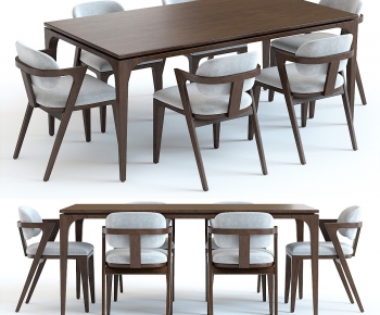 Modern Dining Table And Chairs-ID:348327589
