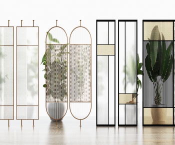 Modern Glass Screen Partition-ID:212817319