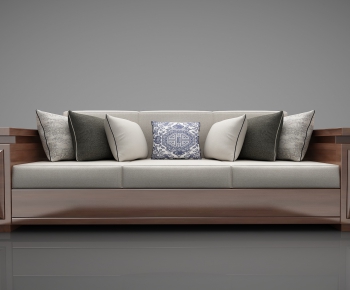 Modern Three-seat Sofa-ID:552646196