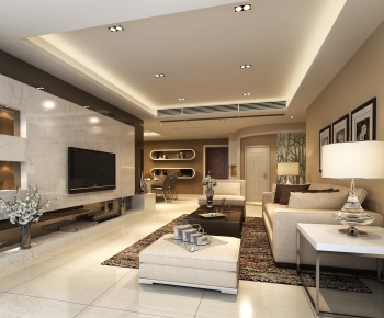 Modern A Living Room-ID:699358389