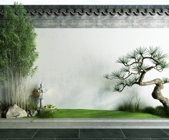New Chinese Style Garden-ID:525389238