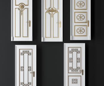 Simple European Style Solid Wood Door-ID:299323188