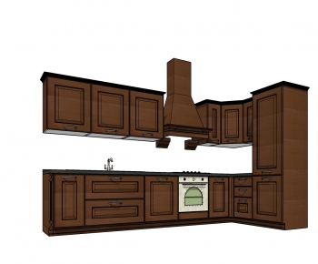 American Style Kitchen Cabinet-ID:505839138