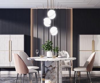 Modern Dining Table And Chairs-ID:478179596