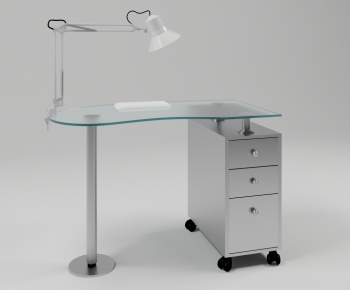 Modern Computer Desk And Chair-ID:258253697