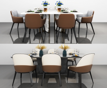 Modern Dining Table And Chairs-ID:163920639