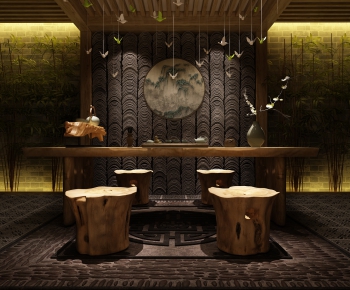 New Chinese Style Tea House-ID:538538598