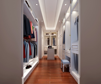 Simple European Style Clothes Storage Area-ID:399314741