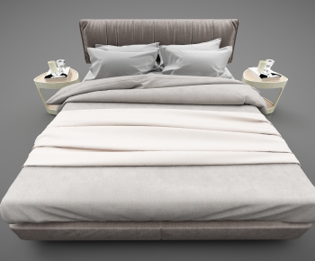 Modern Double Bed-ID:485847436