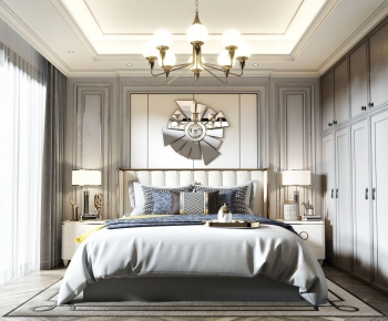 Simple European Style Bedroom-ID:651387691