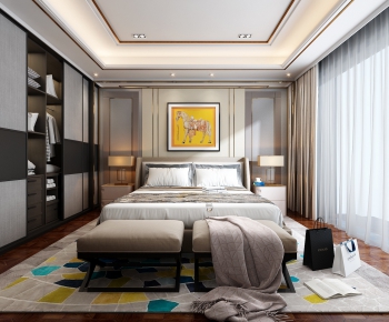 Modern Hong Kong Style Bedroom-ID:657286213